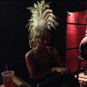 Feather Mohawk headdress
